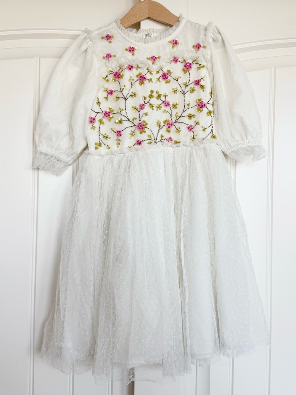 Ivy City Girls Primrose Sequin Tulle Dress